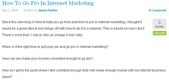 Professional Internet Marketing with Jason Parker
