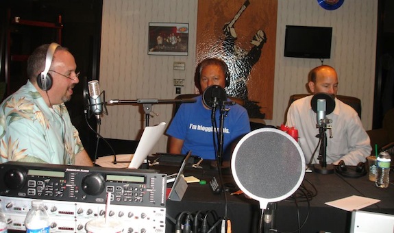 On the radio